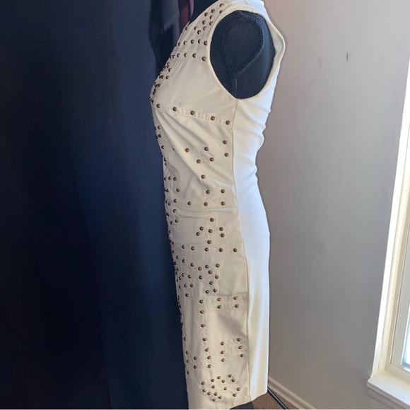 Bebe Embellished Ponte MIDI Dress - Picture 10 of 11